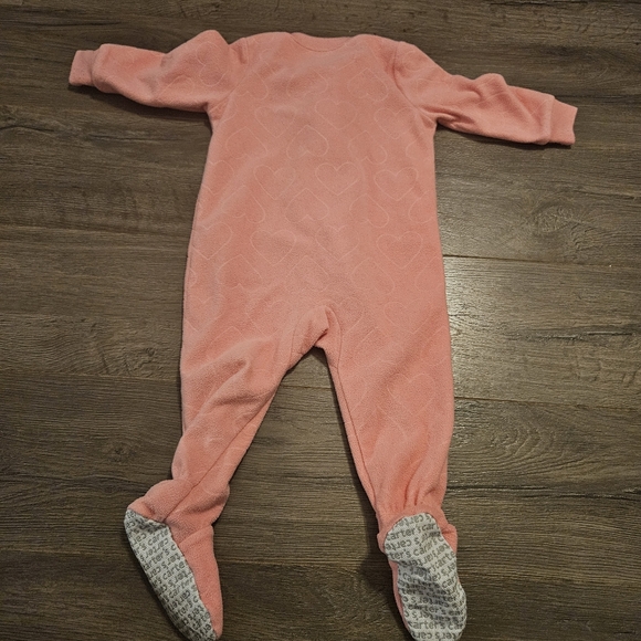 3 Pack! Three Fleece Sleepers, Carters, Baby Girl, 12 Months. - Picture 12 of 12